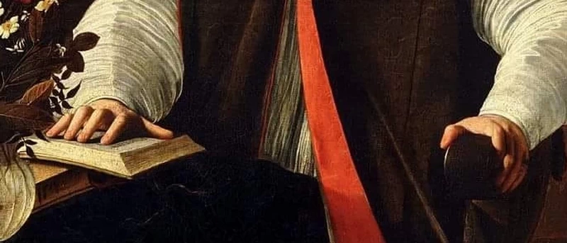 Ritratto di Maffeo Barberini - papa Urbano, mani